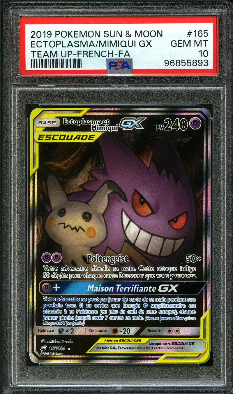 PSA 10 Ectoplasma et Mimiqui Gx