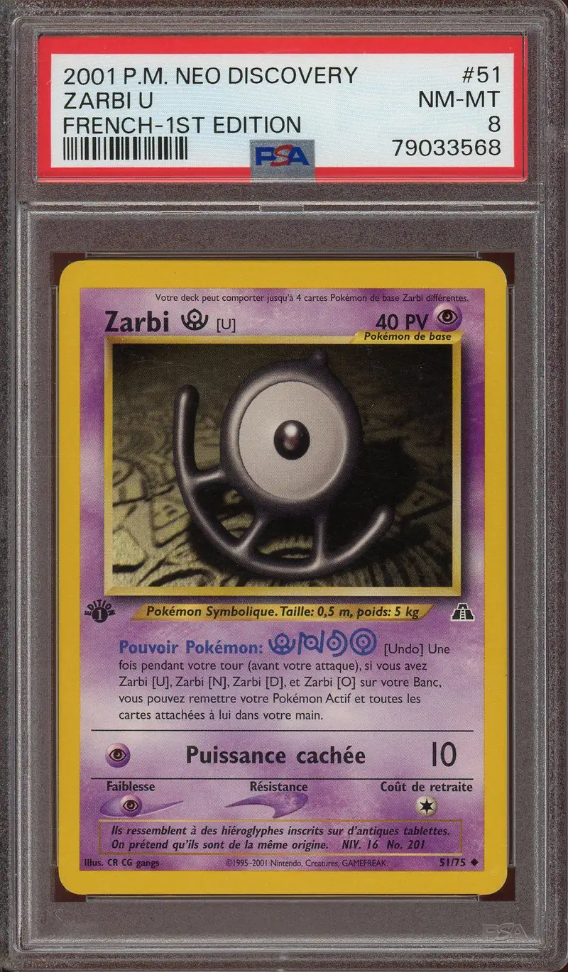 PSA 8 Zarbi U