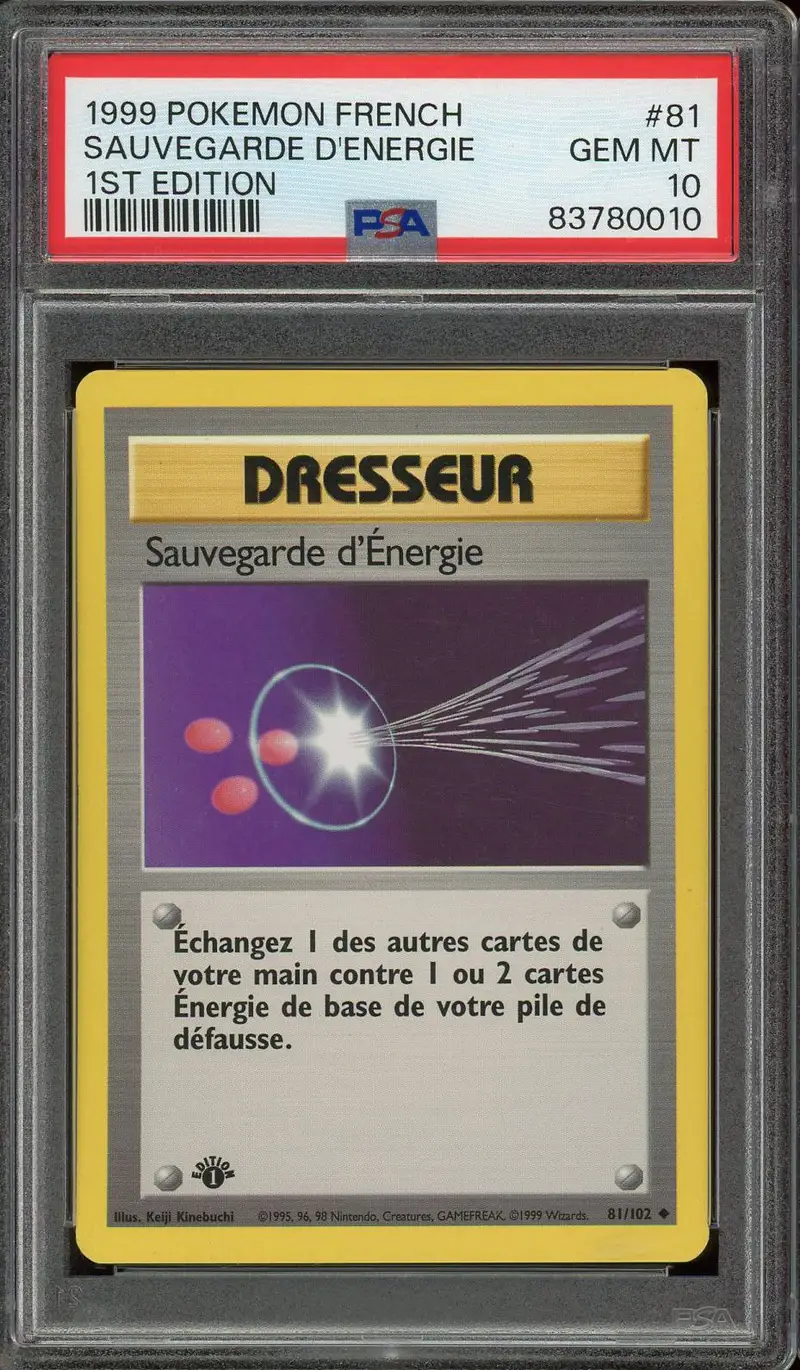 PSA 10 Sauvegarde d'Energie