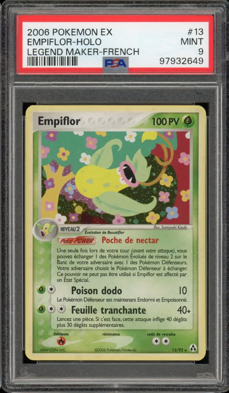 PSA 9 Empiflor Holo
