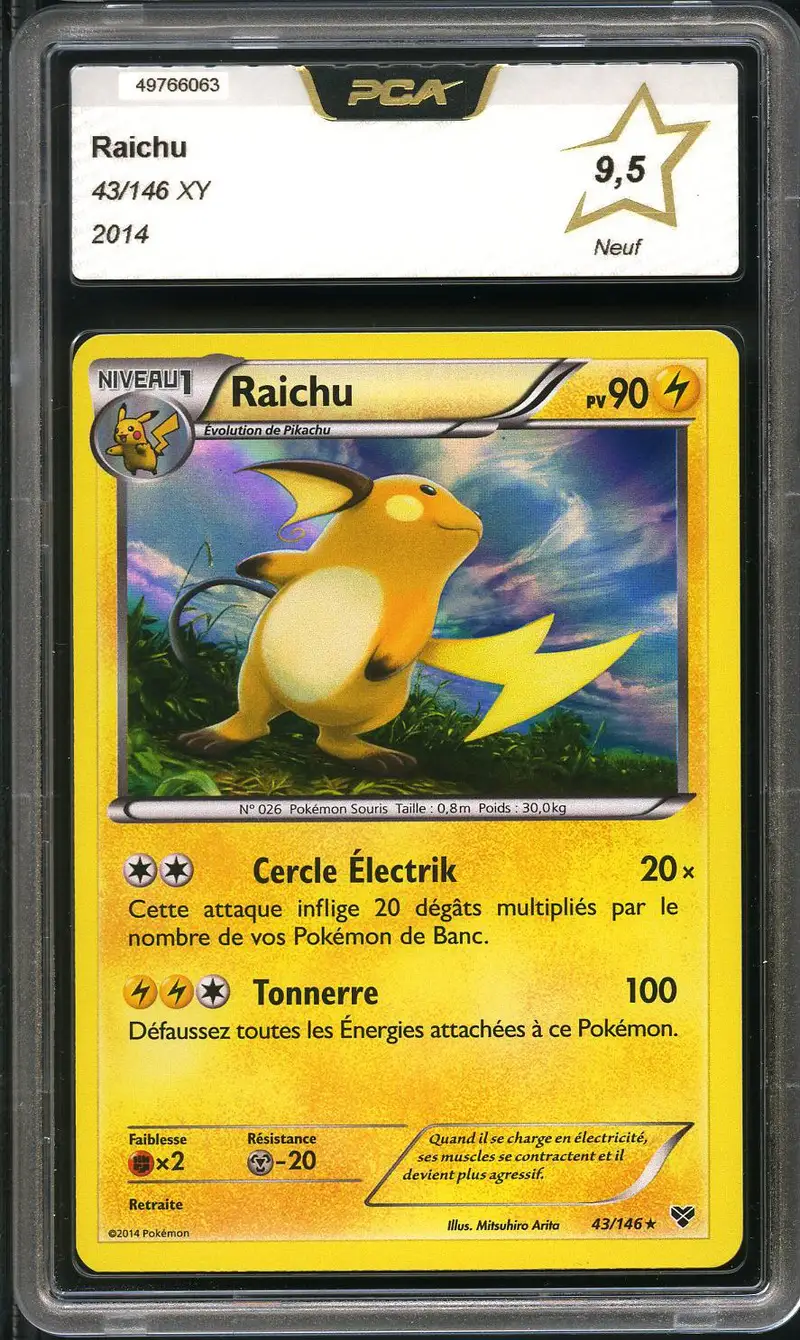 PCA 9.5 Raichu Holo