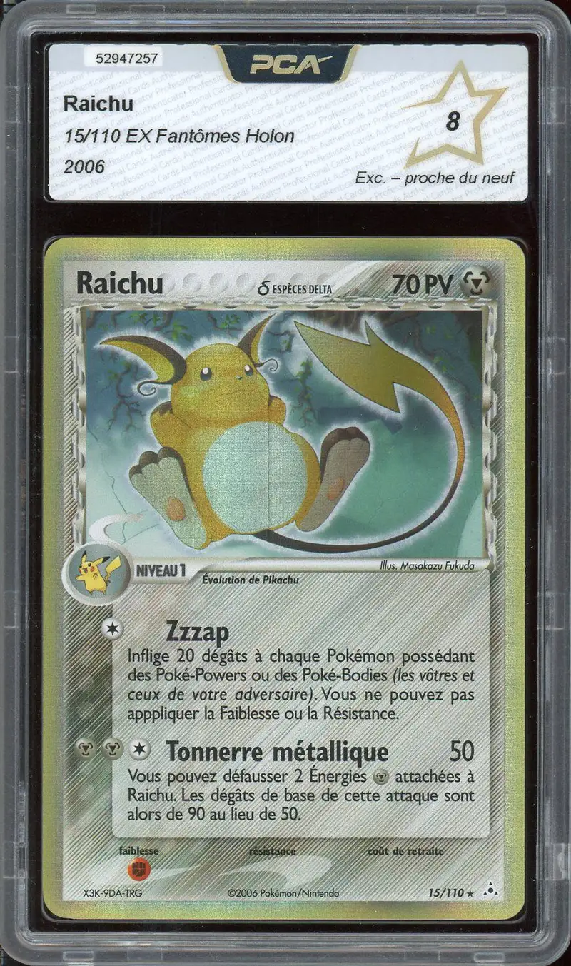 PCA 8 Raichu Holo