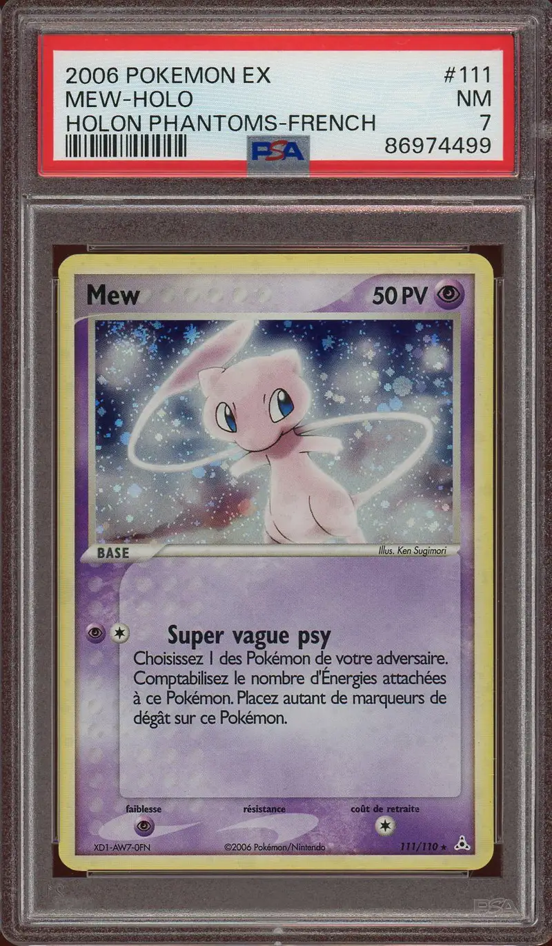 PSA 7 Mew Holo