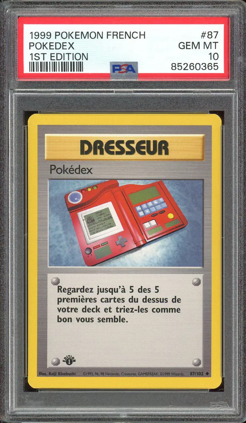 PSA 10 Pokédex