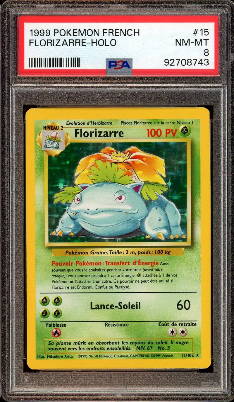 PSA 8 Florizarre Holo