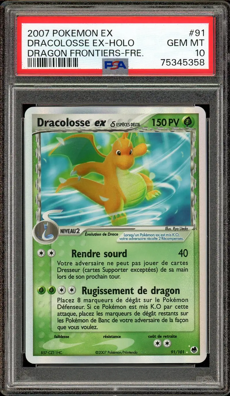 PSA 10 Dracolosse Ex