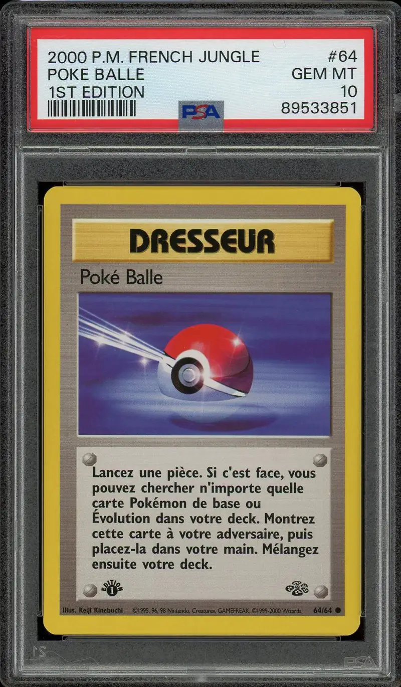 PSA 10 Poké Balle