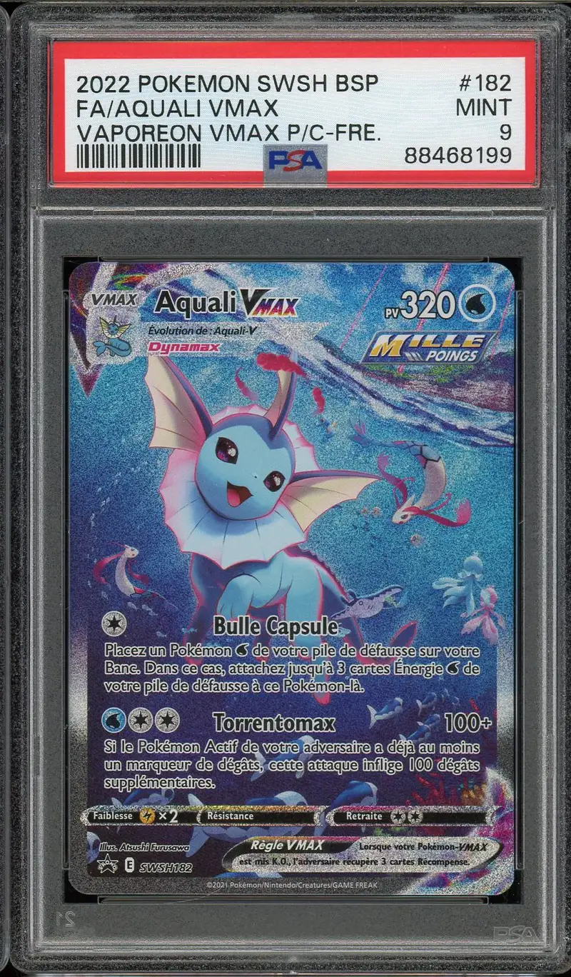 PSA 9 Aquali VMax