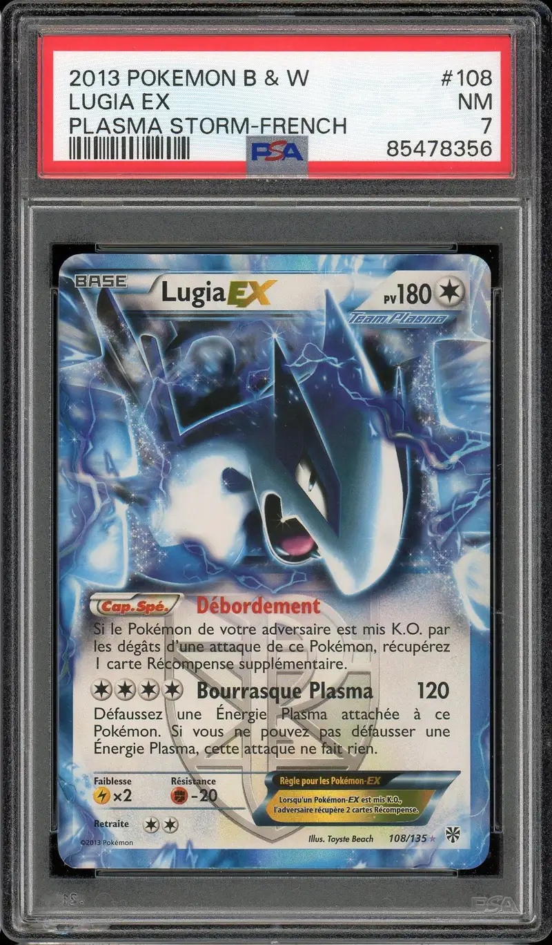 PSA 7 Lugia Ex