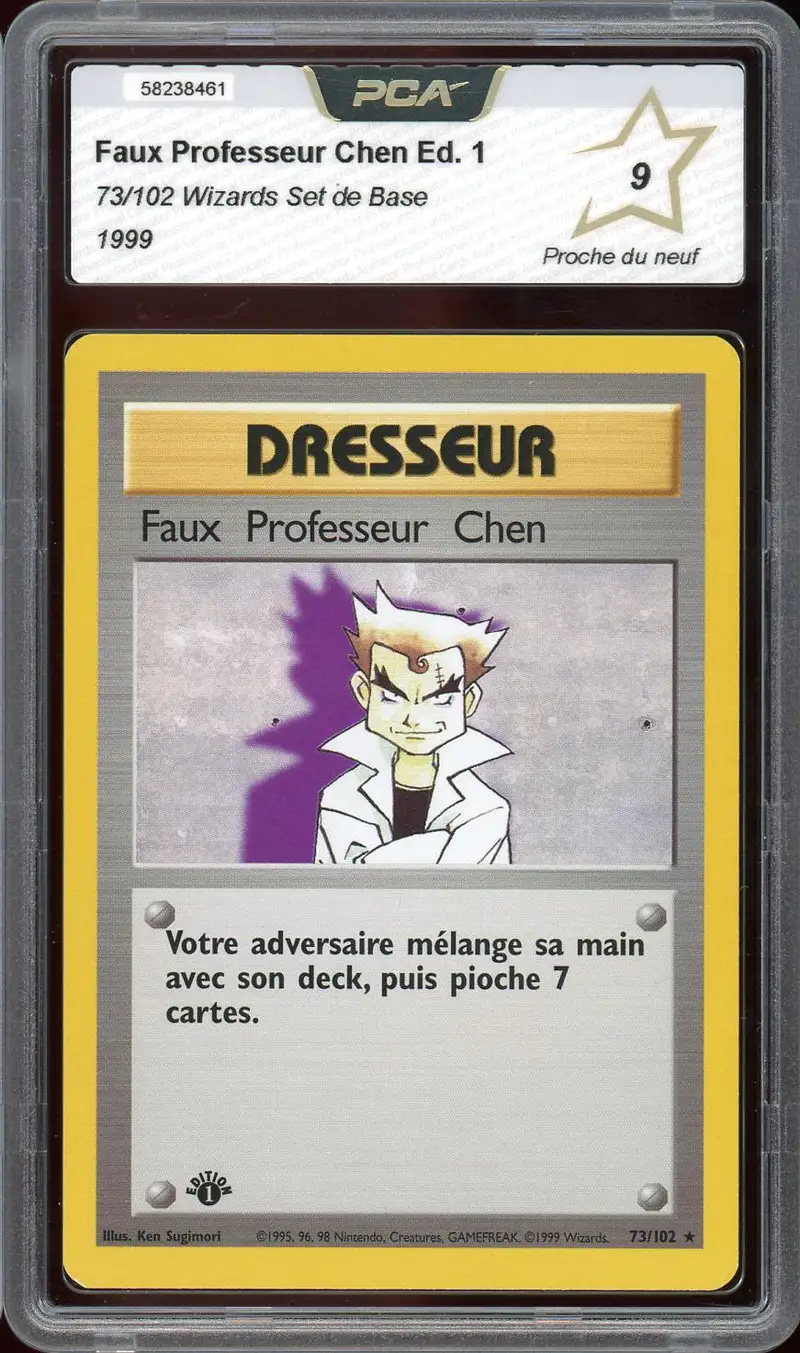PCA 9 Faux Professeur Chen