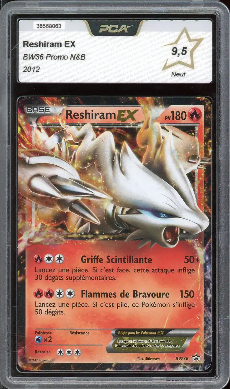 PCA 9.5 Reshiram Ex