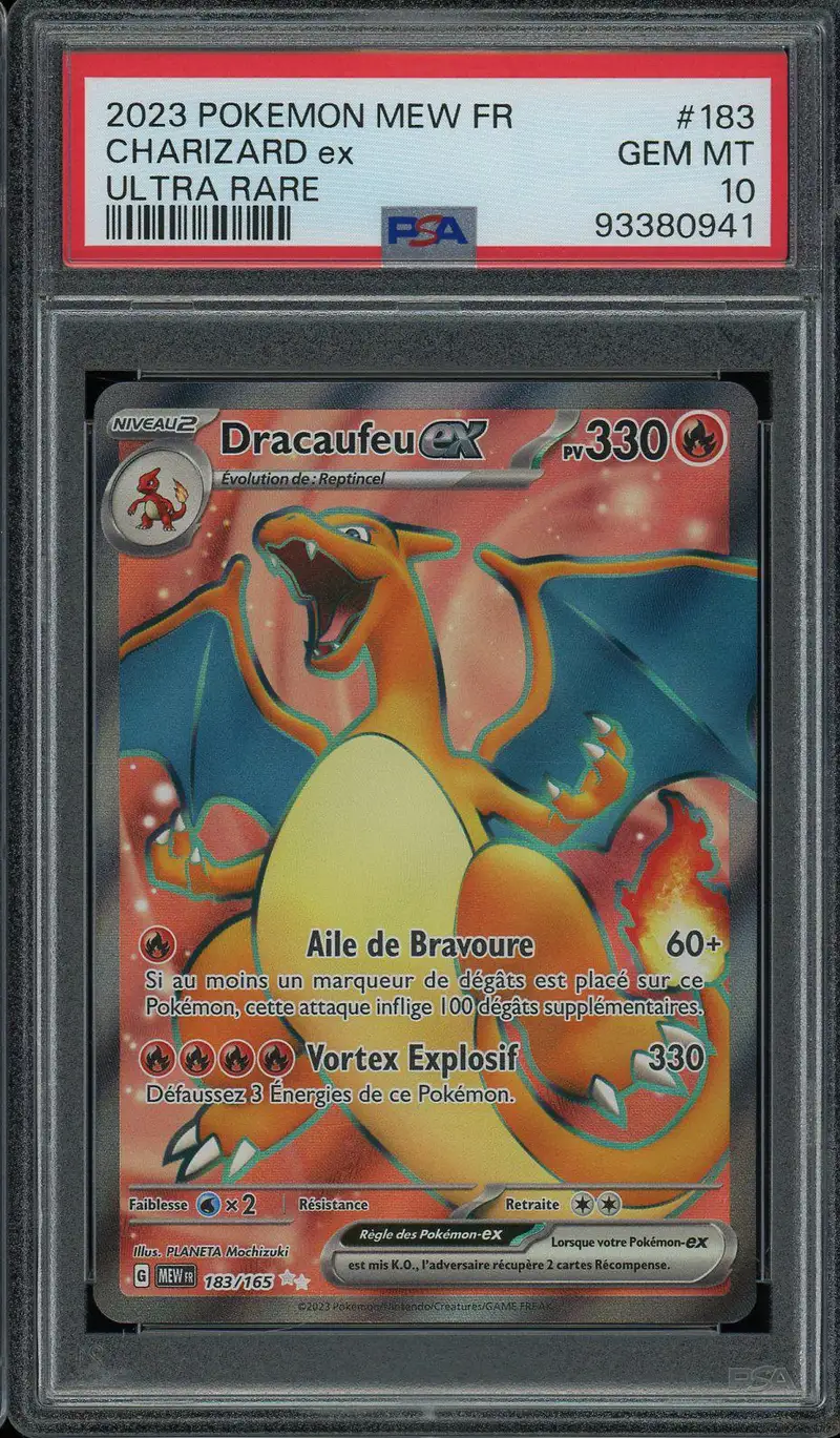PSA 10 Dracaufeu Ex