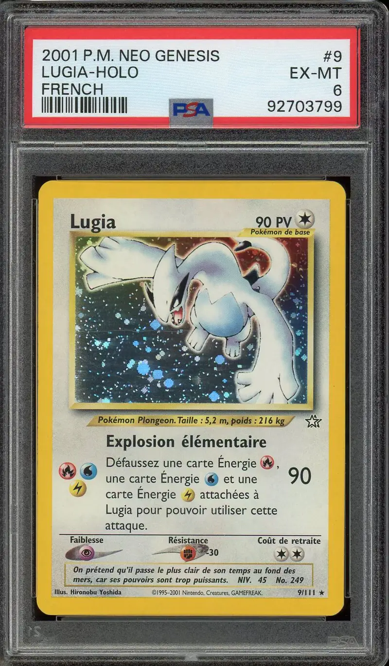 PSA 6 Lugia Holo