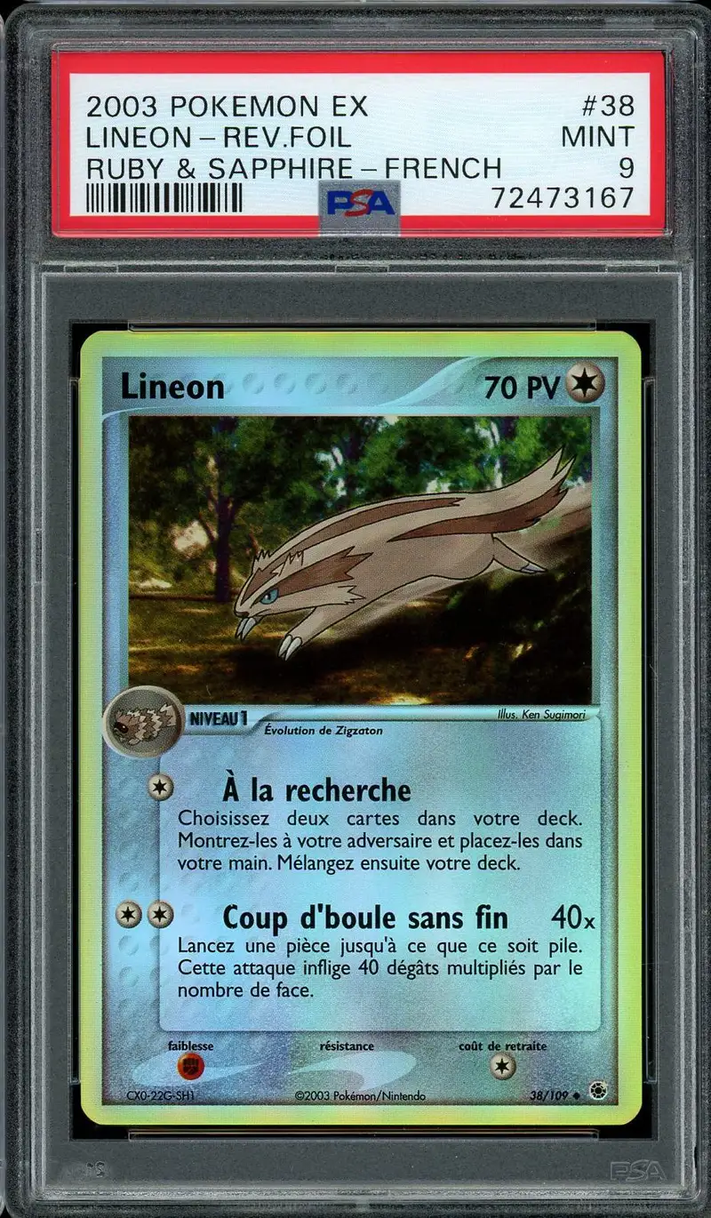 PSA 9 Lineon Reverse