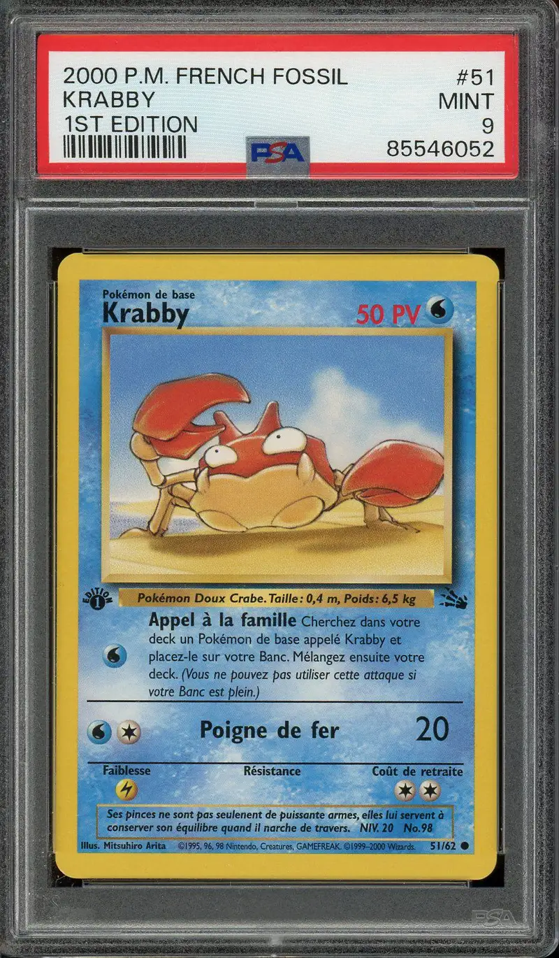 PSA 9 Krabby