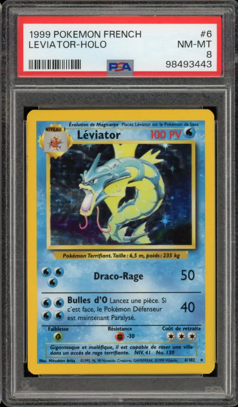 PSA 8 Léviator Holo