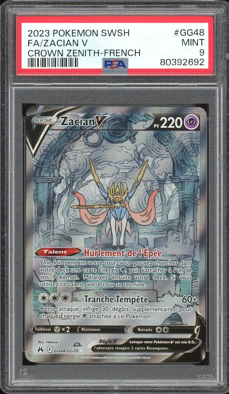 PSA 9 Zacian V