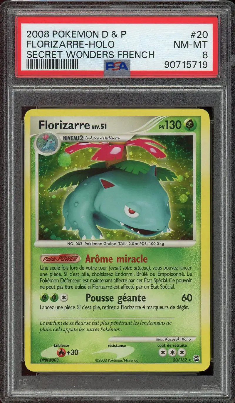 PSA 8 Florizarre Holo