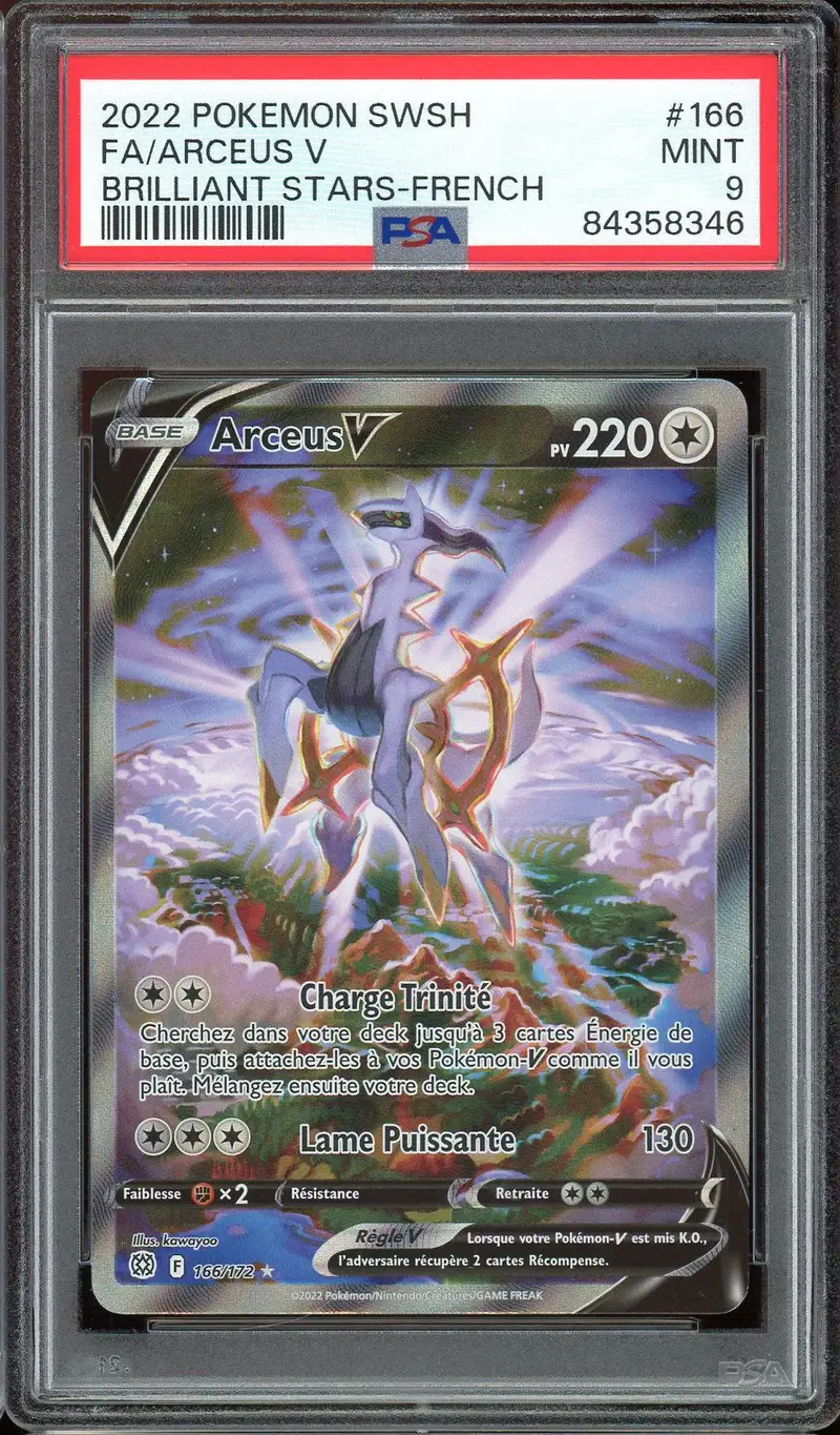 PSA 9 Arceus V