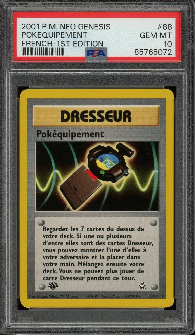 PSA 10 Pokéquipement
