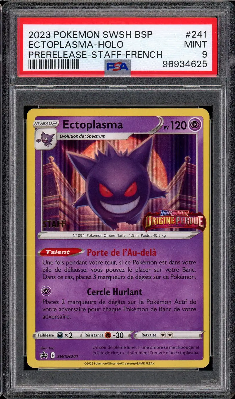 PSA 9 Ectoplasma Prerelease Staff