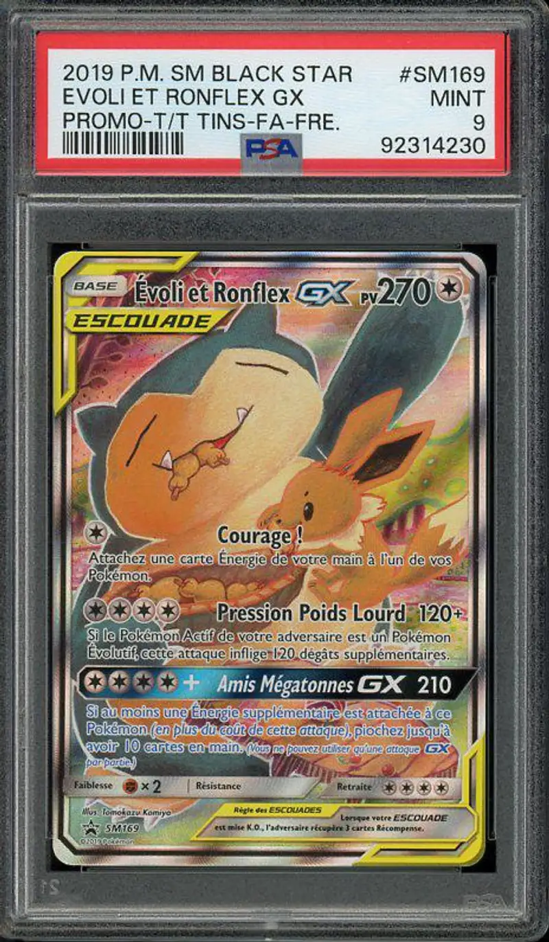 PSA 9 Evoli et Ronflex Gx