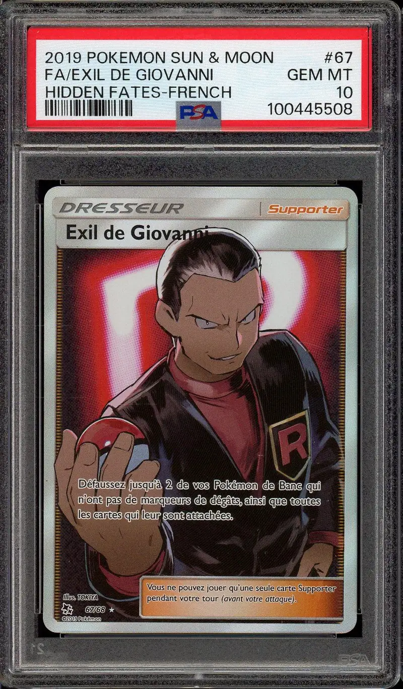 PSA 10 Exil de Giovanni