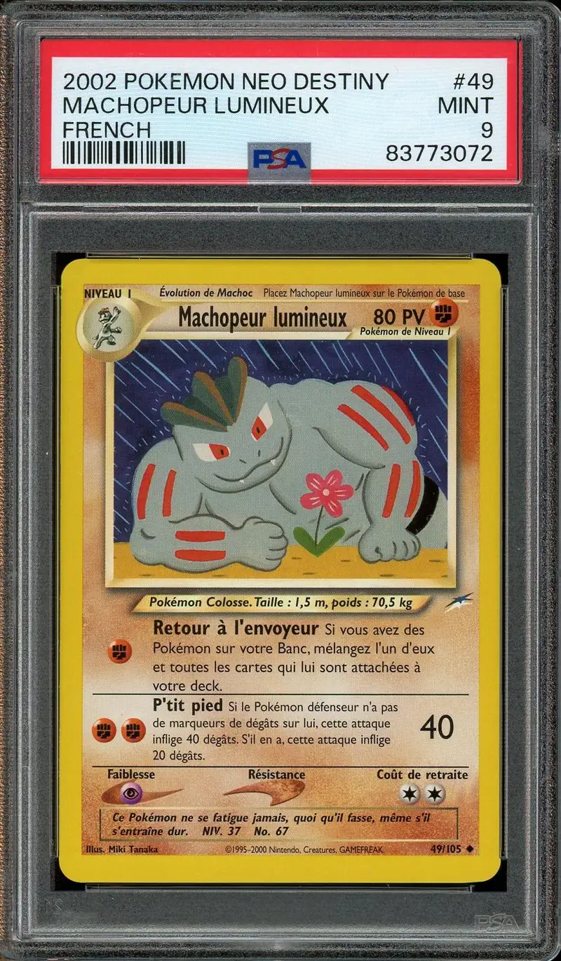 PSA 9 Machopeur Lumineux