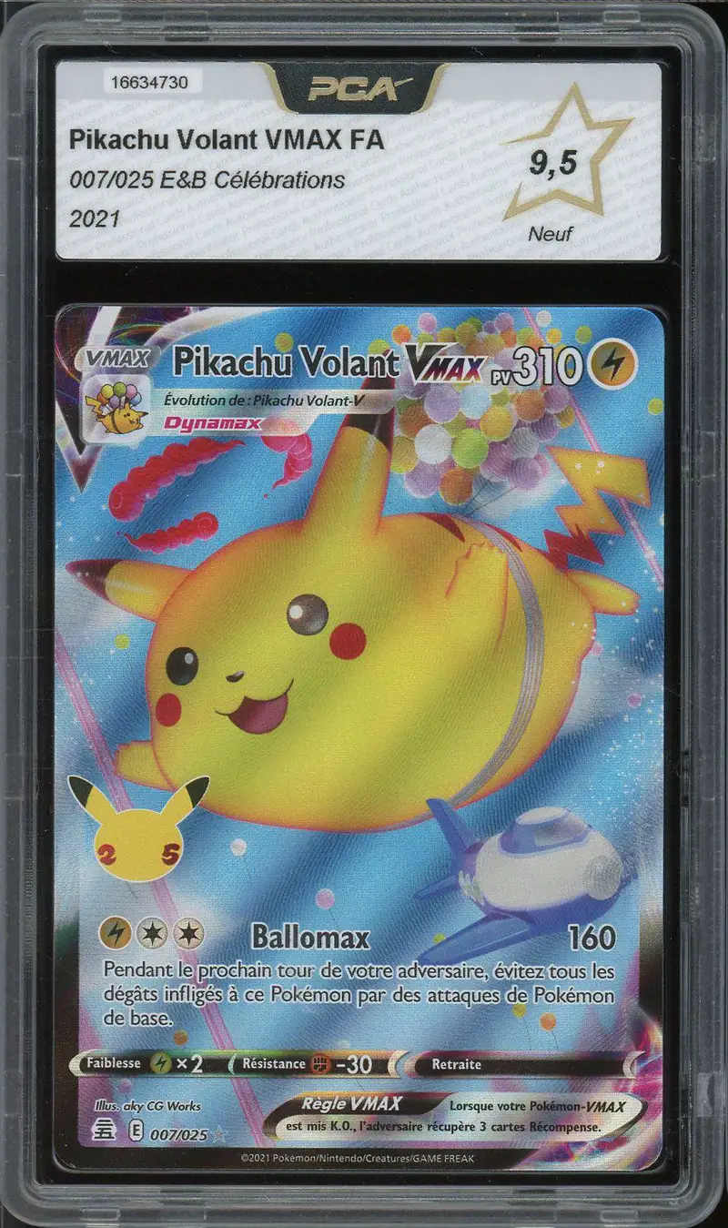 PCA 9.5 Pikachu Volant VMax