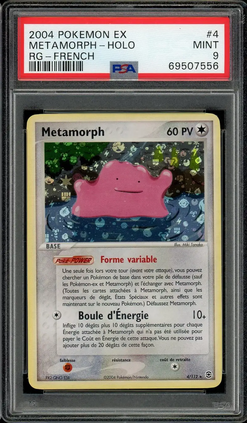 PSA 9 Metamorph Holo