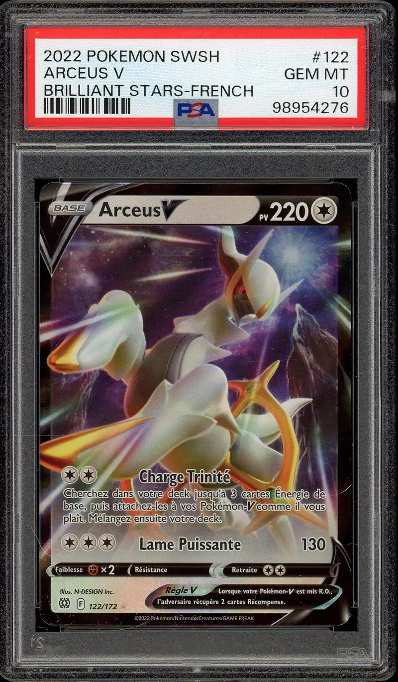 PSA 10 Arceus V