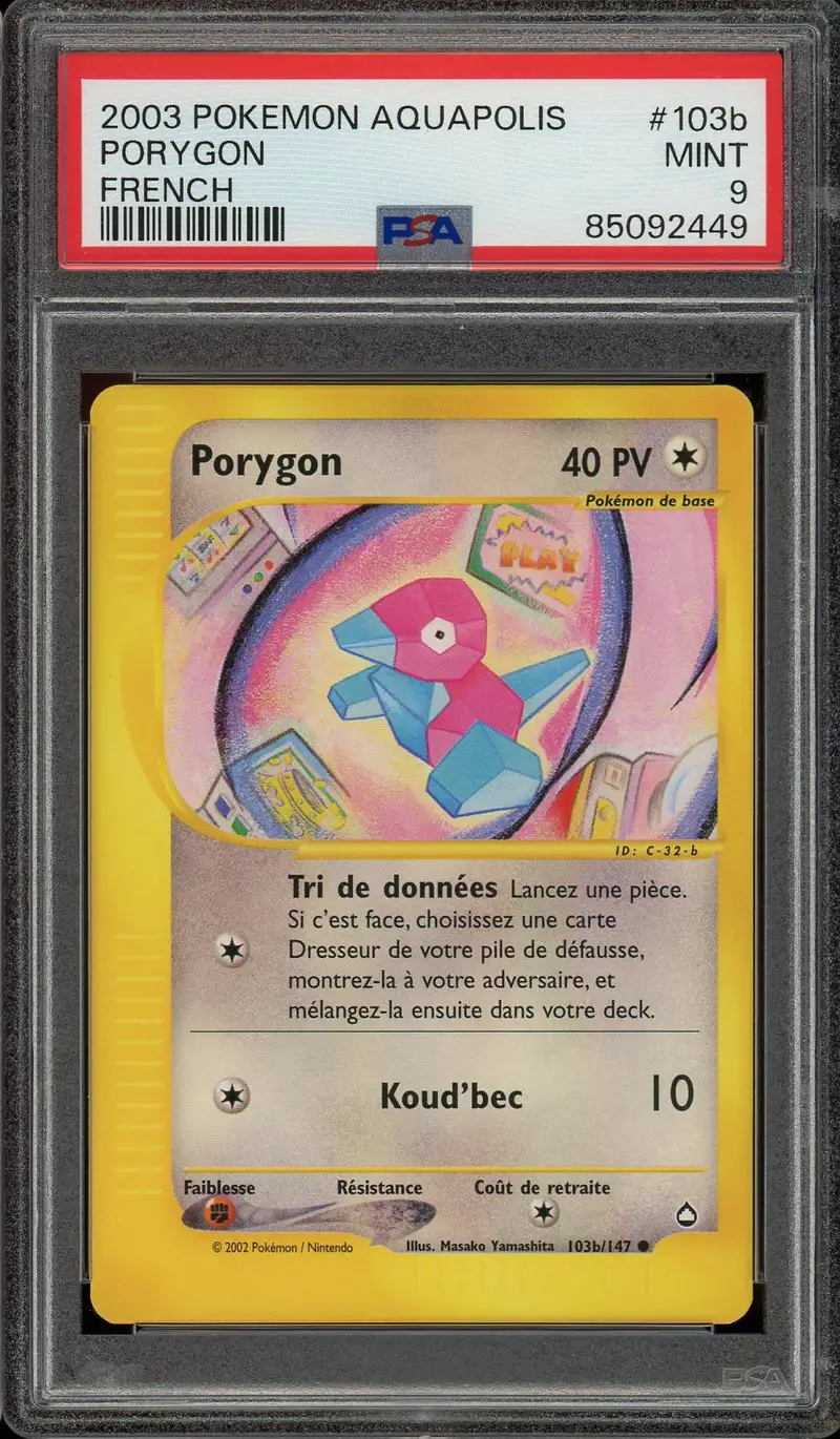 PSA 9 Porygon