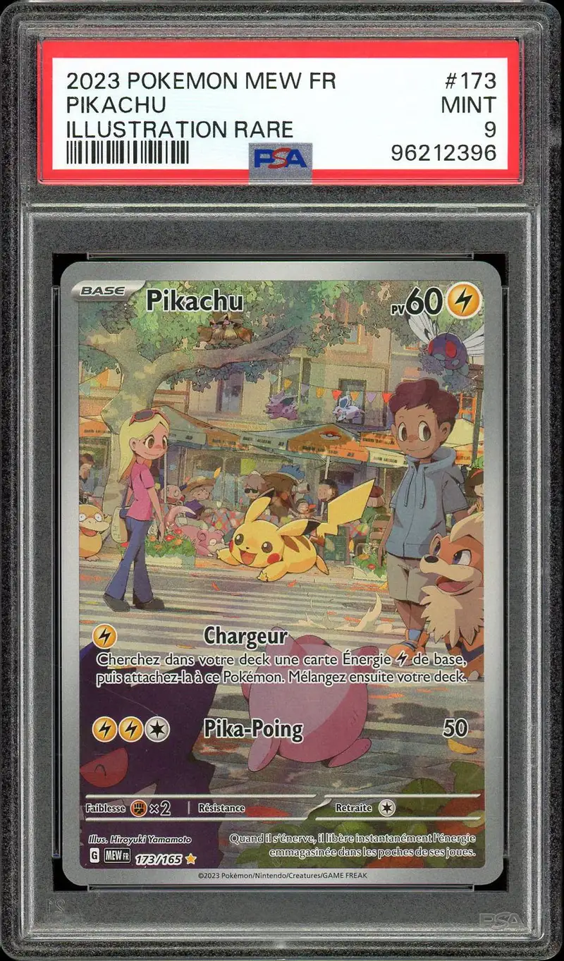 PSA 9 Pikachu