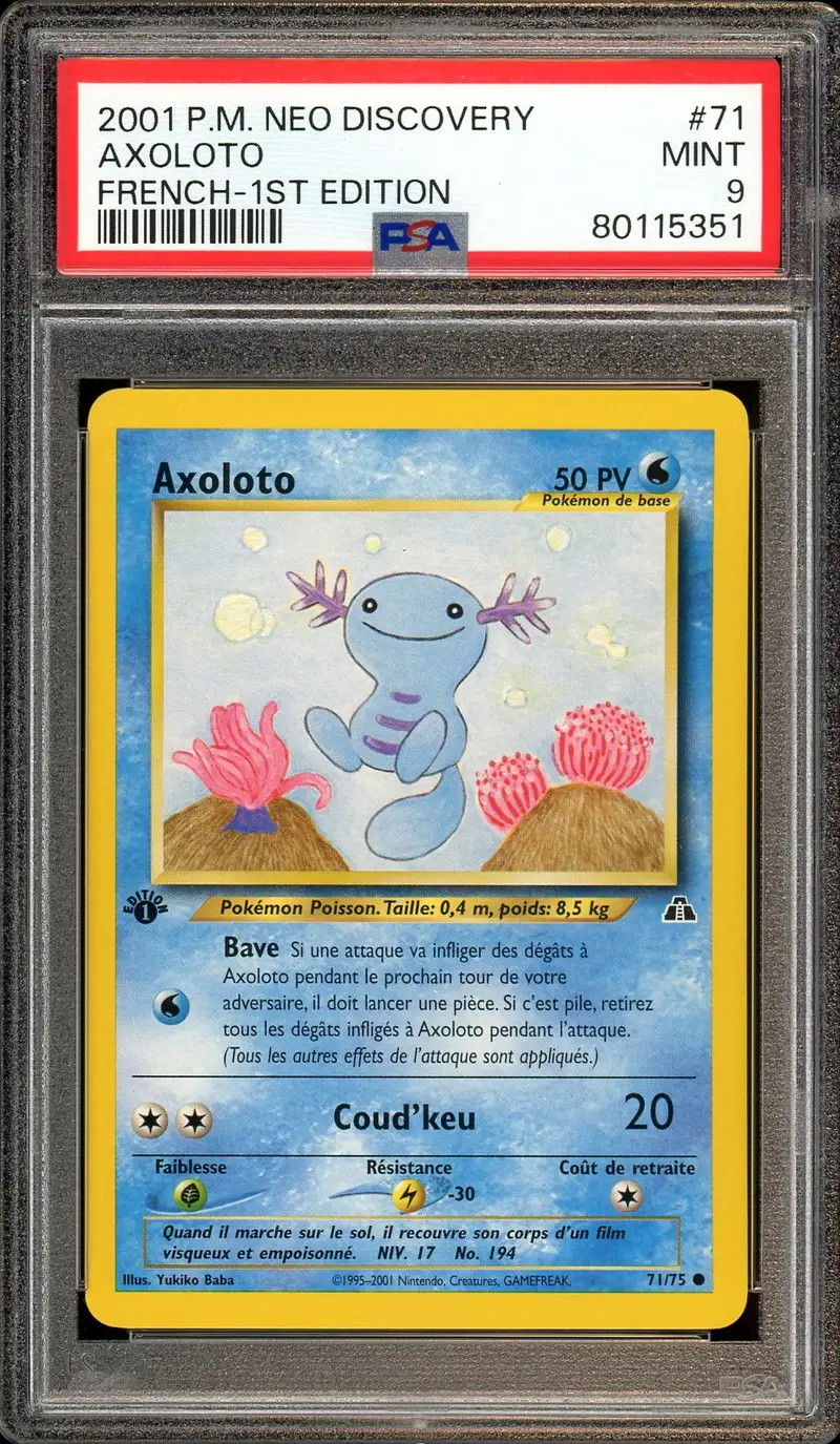 PSA 9 Axoloto