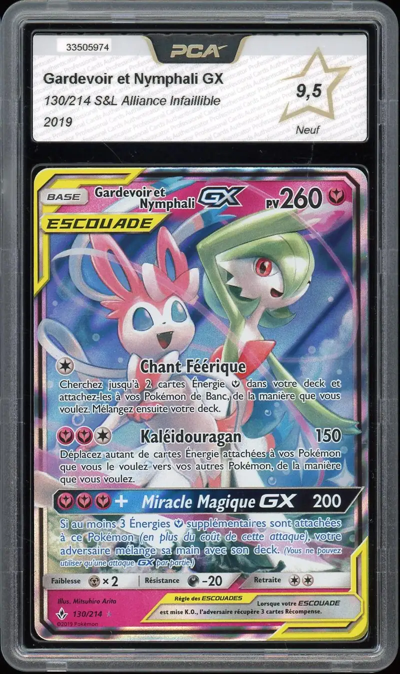PCA 9.5 Gardevoir et Nymphali Gx