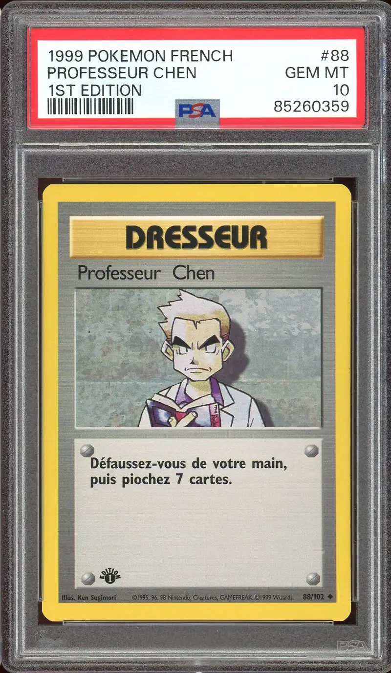 PSA 10 Professeur Chen