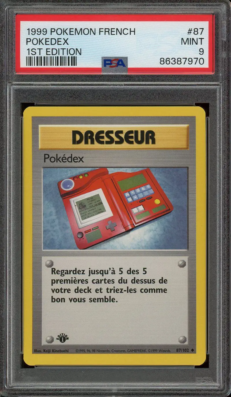 PSA 9 Pokédex