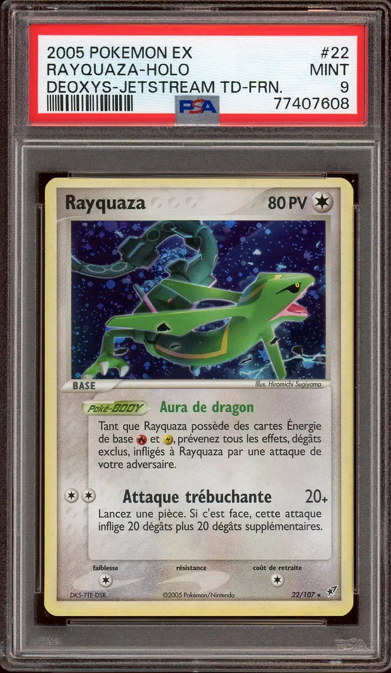 PSA 9 Rayquaza