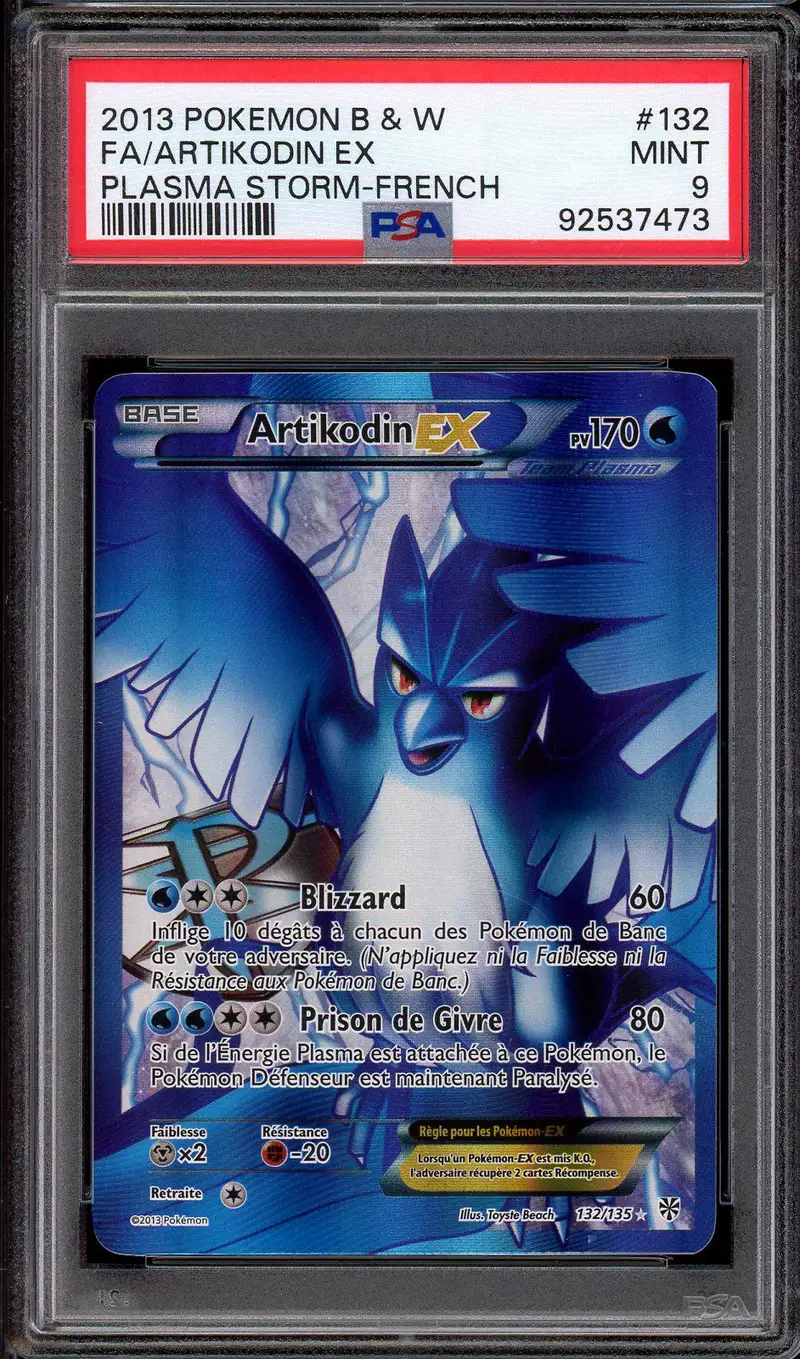 PSA 9 Artikodin Ex