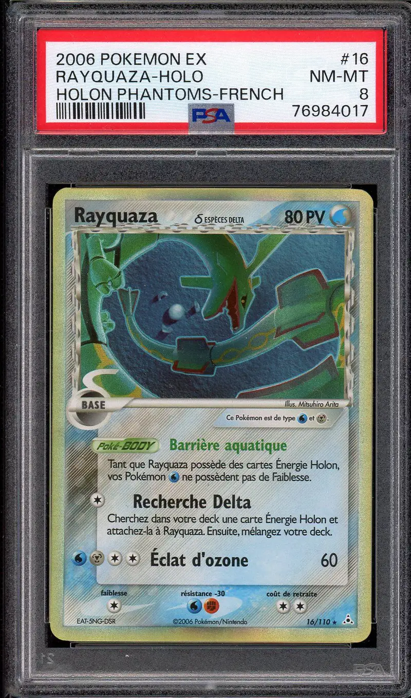 PSA 8 Rayquaza Holo
