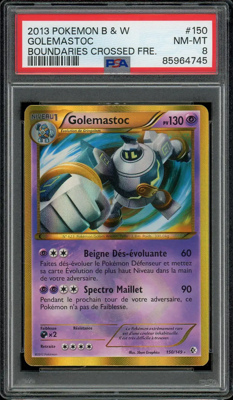 PSA 8 Golemastoc Holo