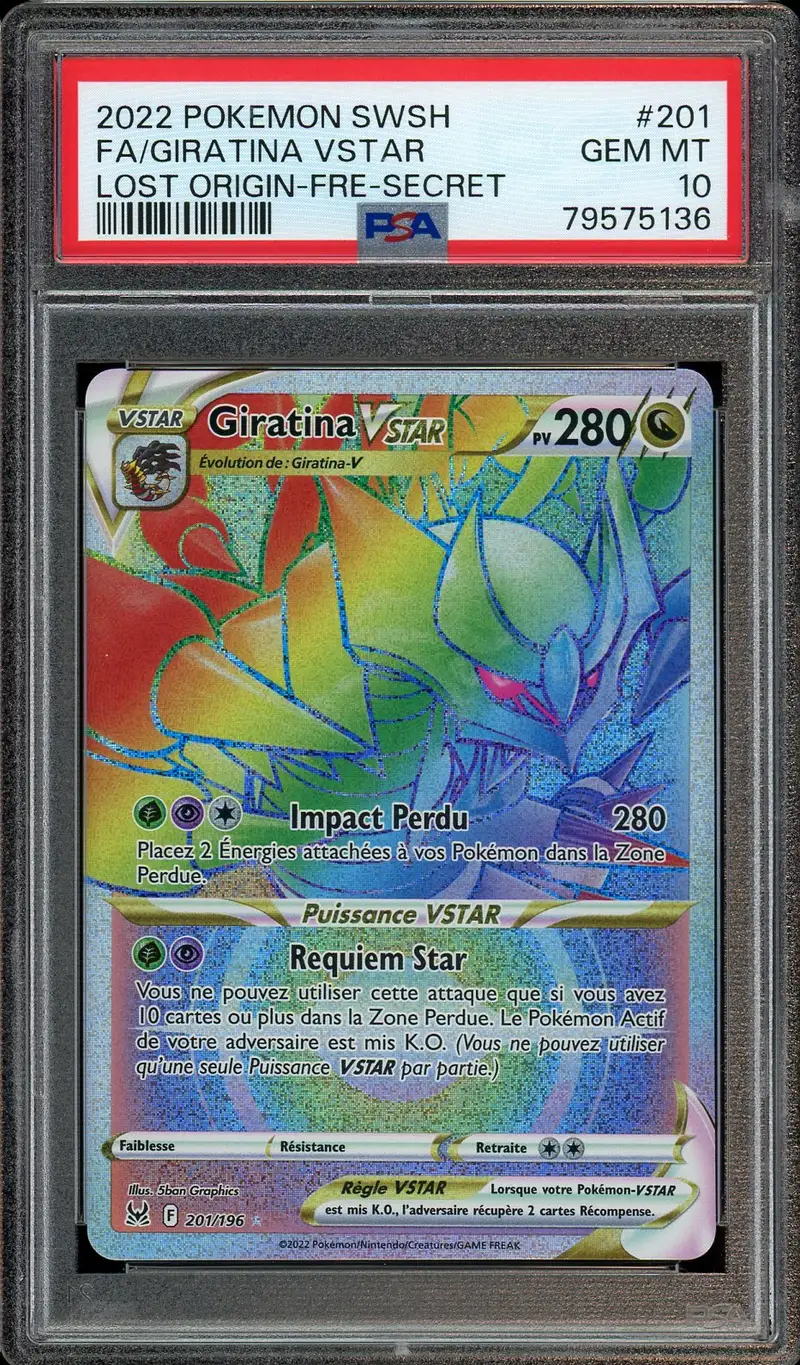 PSA 10 Giratina VStar Rainbow