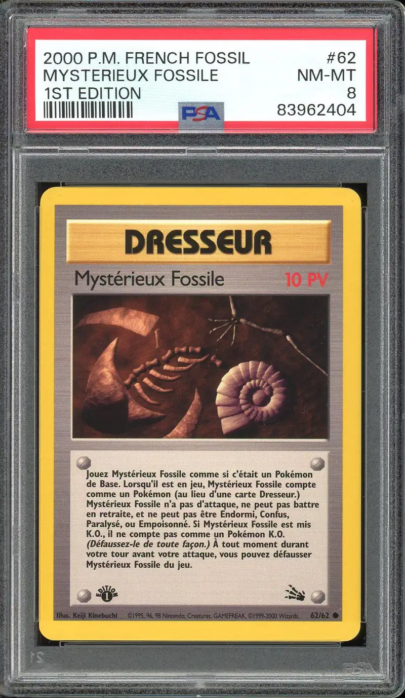 PSA 8 Mystérieux Fossile