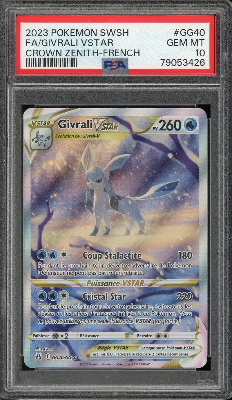 PSA 10 Givrali VStar