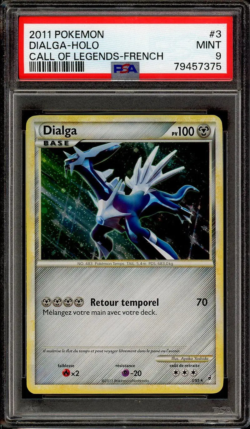 PSA 9 Dialga Holo