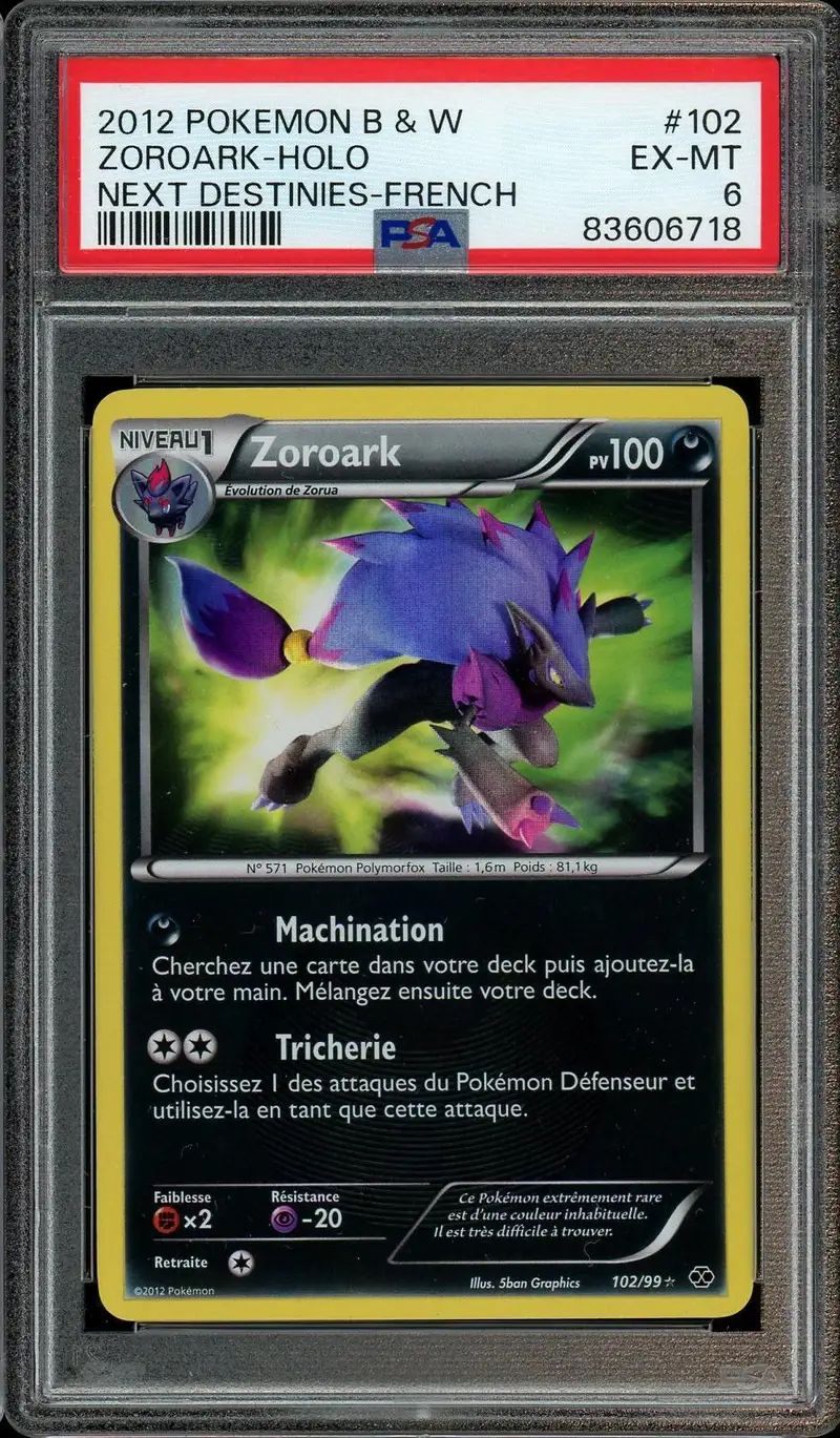 PSA 6 Zoroark Holo