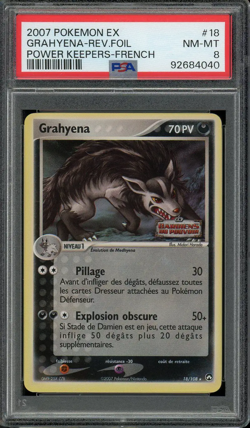 PSA 8 Grahyena Holo