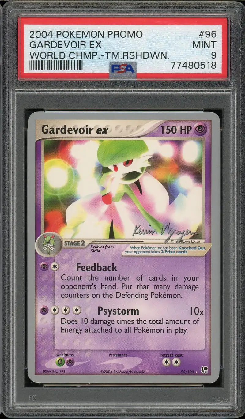 PSA 9 Gardevoir Ex - World Championships 2004