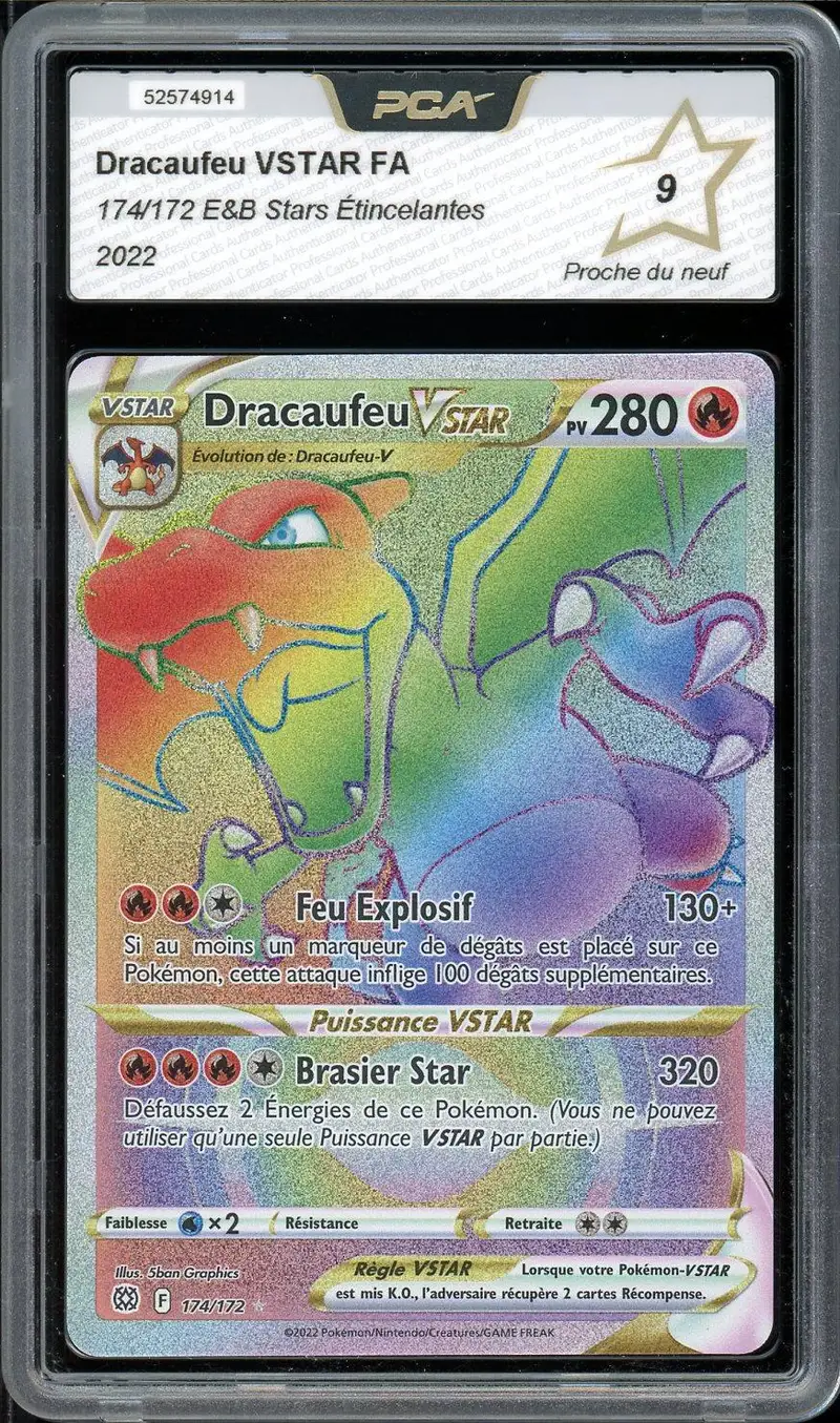 PCA 9 Dracaufeu VStar Rainbow