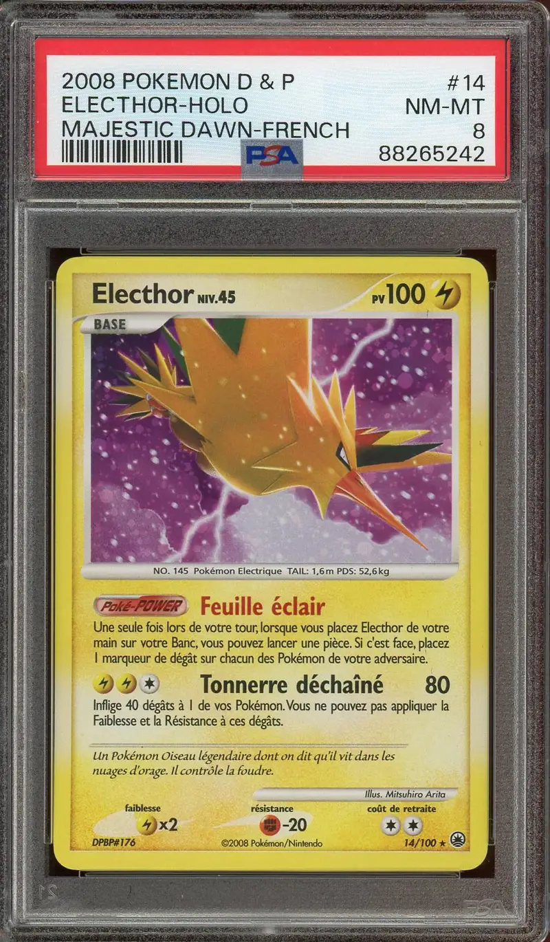 PSA 8 Electhor Holo